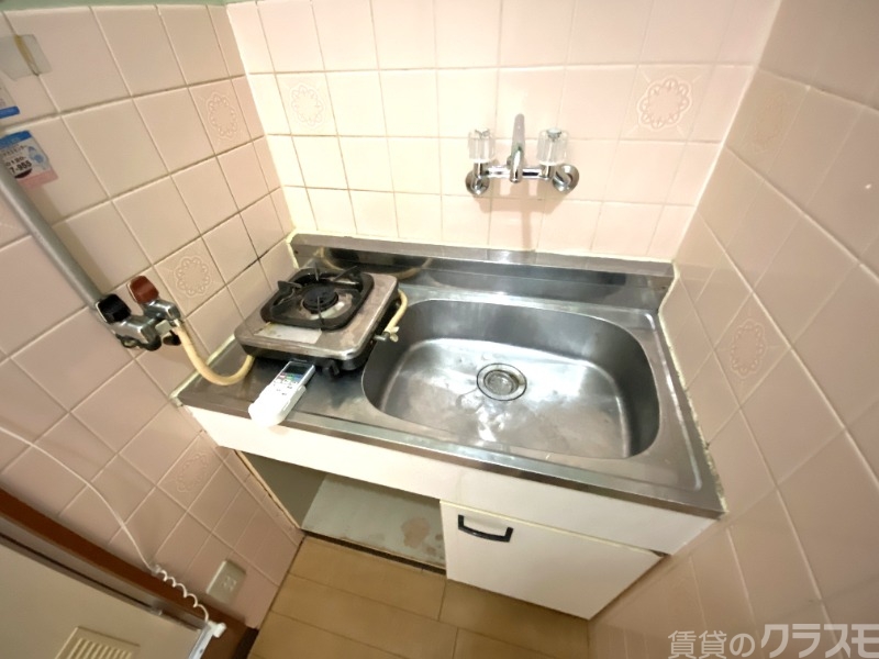 キッチン　キッチンはコンパクトです！