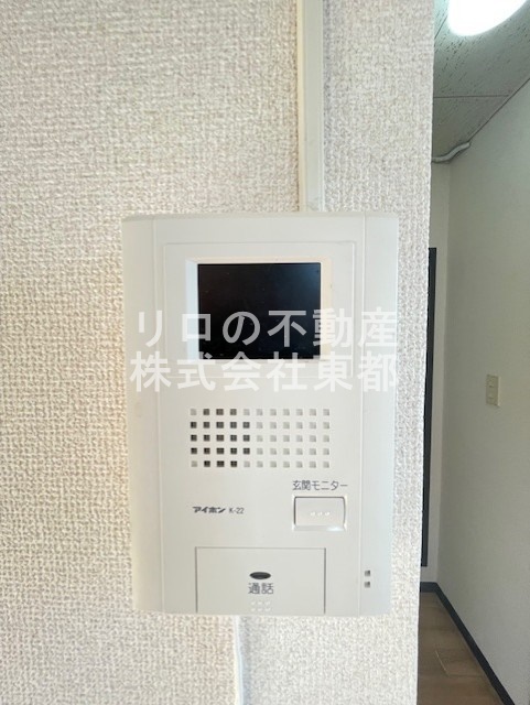 セキュリティ　訪問者が一目で分かるＴＶモニタ付インターホンです！