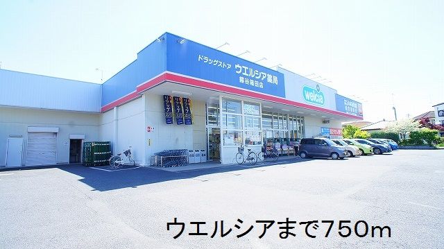 ドラックストア　ウエルシア（ドラッグストア）まで750m