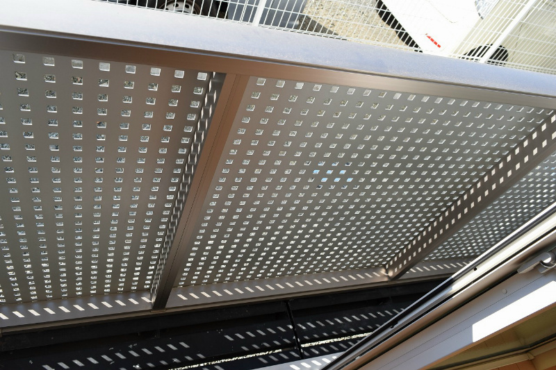 バルコニー　お洗濯物もよく乾きます