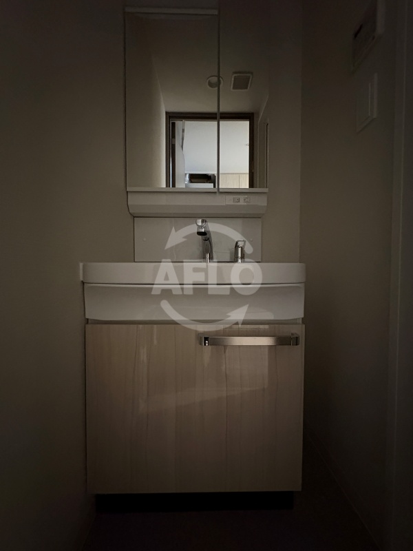 洗面設備　プレサンス天王寺ヴィヴァン　独立洗面台