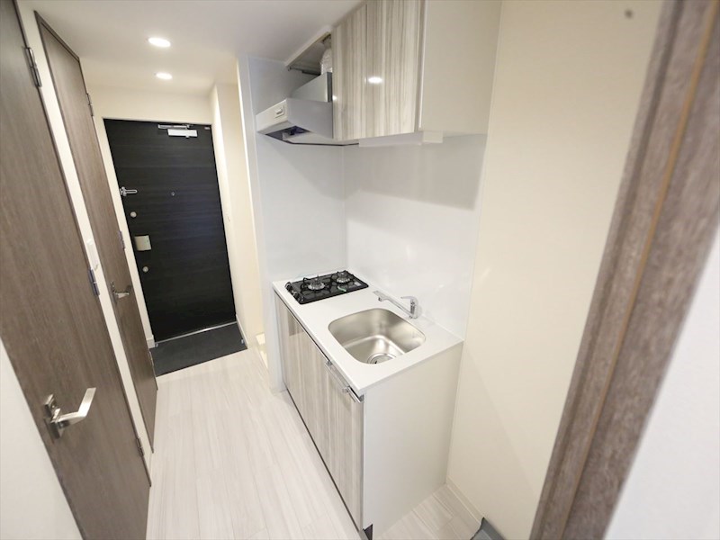 キッチン　システムキッチン（ガス2口コンロ付）