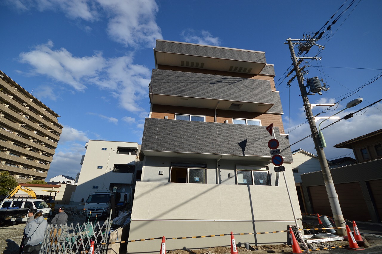 建物外観　現在建築中