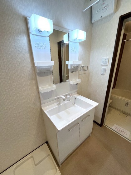 洗面設備　他号室のお写真です