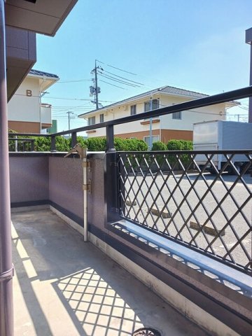 バルコニー　広々としたバルコニーです