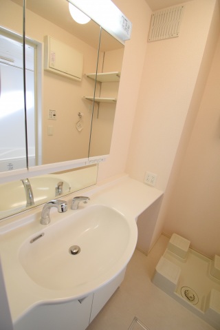 洗面設備　反転タイプのものです。