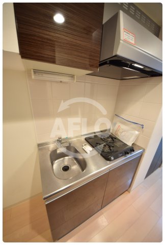 キッチン　プランドール大手前レジデンス　2口ガスシステムキッチン