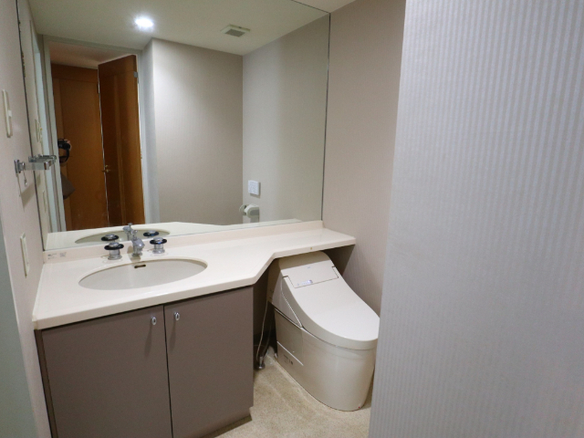 洗面設備　＊別号室参考写真です