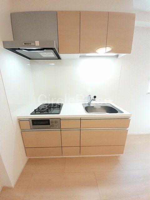 キッチン　２口ガスシステムキッチン