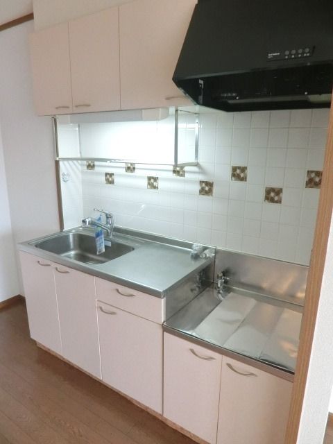 キッチン　ガスコンロ設置可能です。