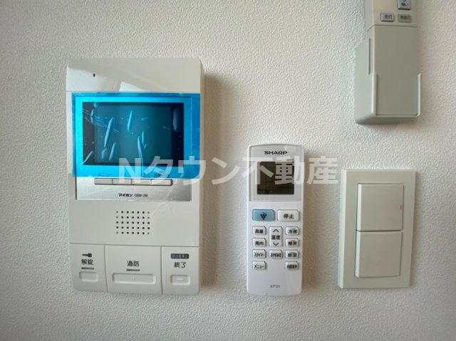 セキュリティ　モニター付きです