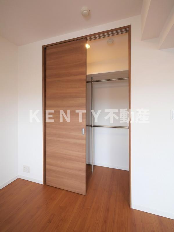 収納　たっぷりとした収納スペースです