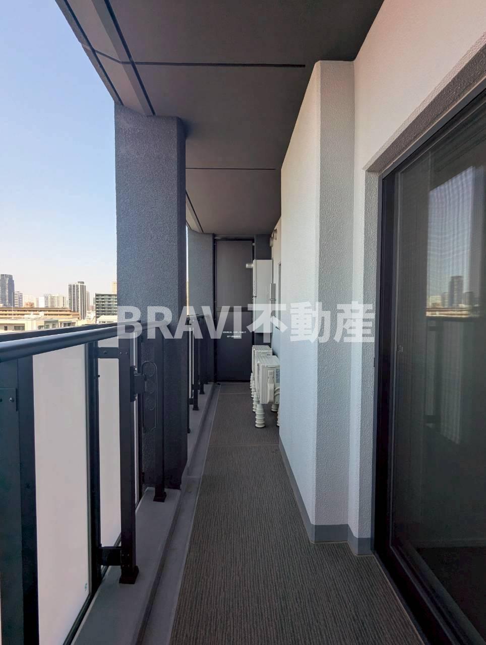 バルコニー　【ザ・パークハビオ谷町六丁目クロス】