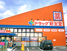 ドラックストア　ドラッグ新生堂下曽根店（ドラッグストア）まで630m