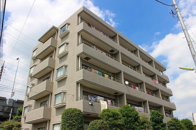 建物外観　３面採光　外観タイル張り　常時ゴミ出し可能　角部屋　最上階