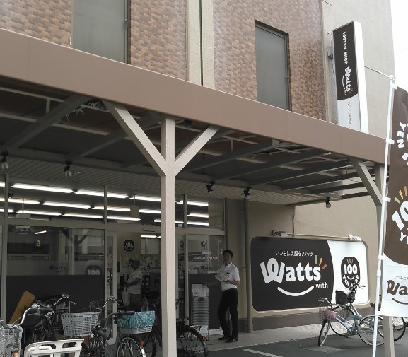 スーパー　Watts with 上高畑店（スーパー）まで623m