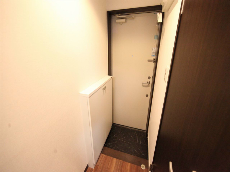 玄関　玄関　シューズボックス付