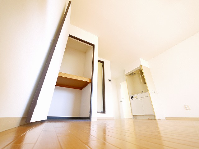 収納　大きなものも収納できそうです