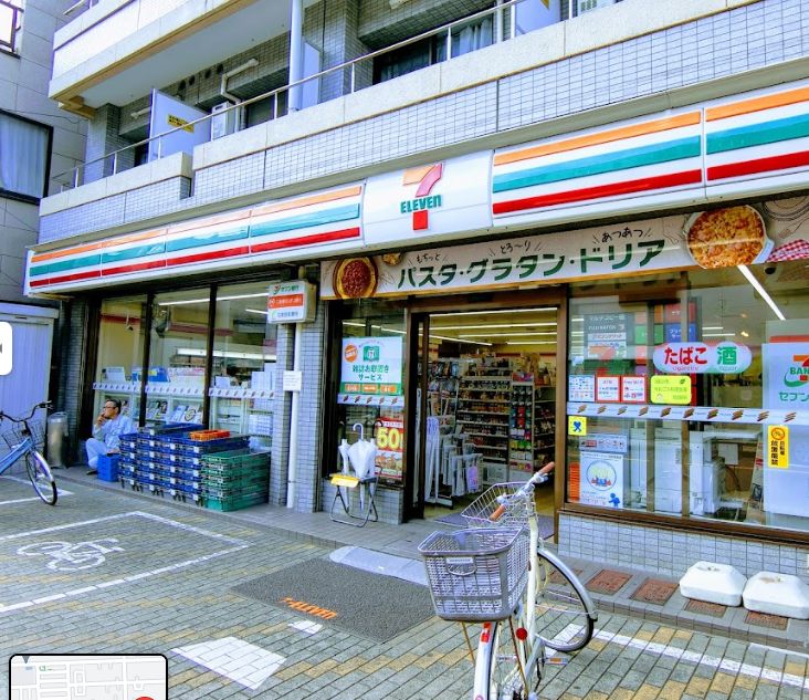 コンビニ　セブンイレブン国立中店（コンビニ）まで724m