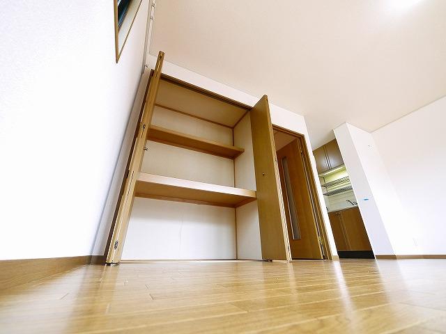 収納　大きなスペースがあり、収納には困りません