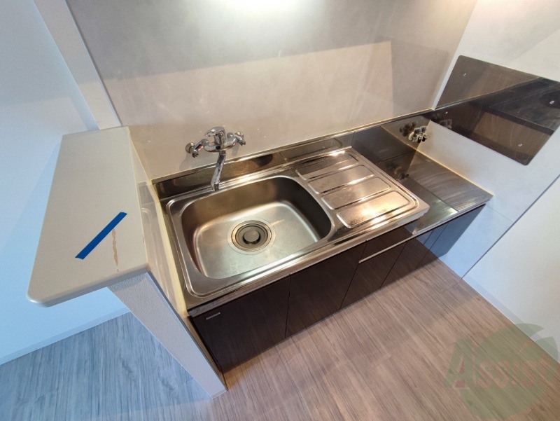 キッチン　清潔感がありお洒落なキッチンになっていました！