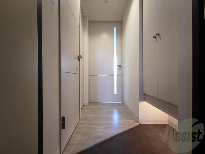 玄関　使いやすく明るい印象の玄関になっておりました！