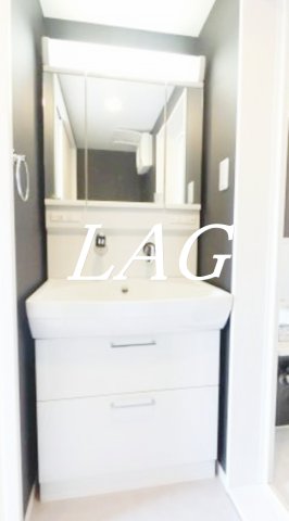 洗面設備　洗面台です。