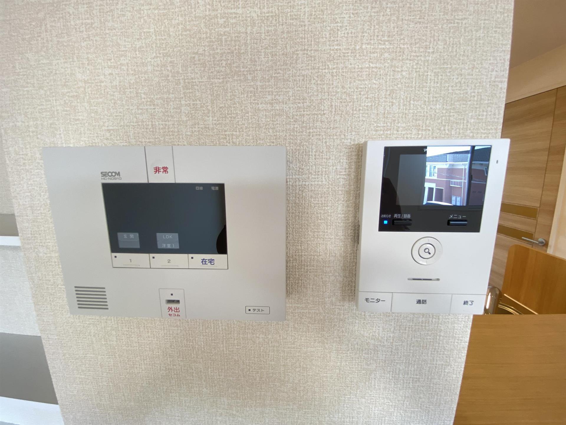 セキュリティ　モニタ付インターホン