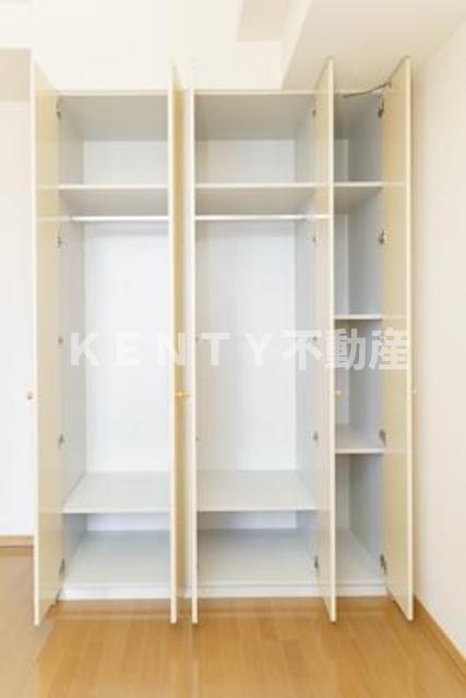 収納　大きなスペースがあり、収納には困りません