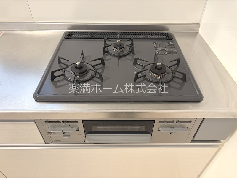 その他　3口ガスシステムキッチン♪