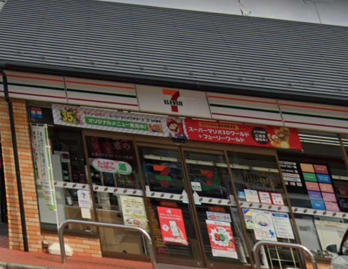 コンビニ　セブンイレブン 京都大宮総門口店（コンビニ）まで420m