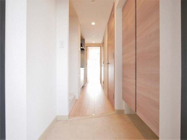 玄関　収納もある玄関です