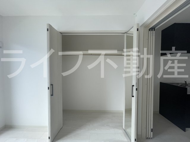 収納　たっぷりとした収納スペースです