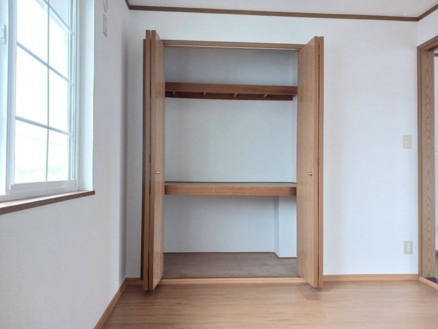 収納　たっぷりとした収納スペースです