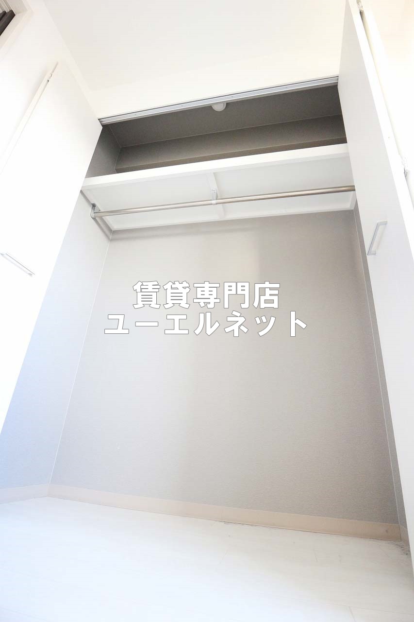 収納　クローゼット付きでお部屋もスッキリ♪