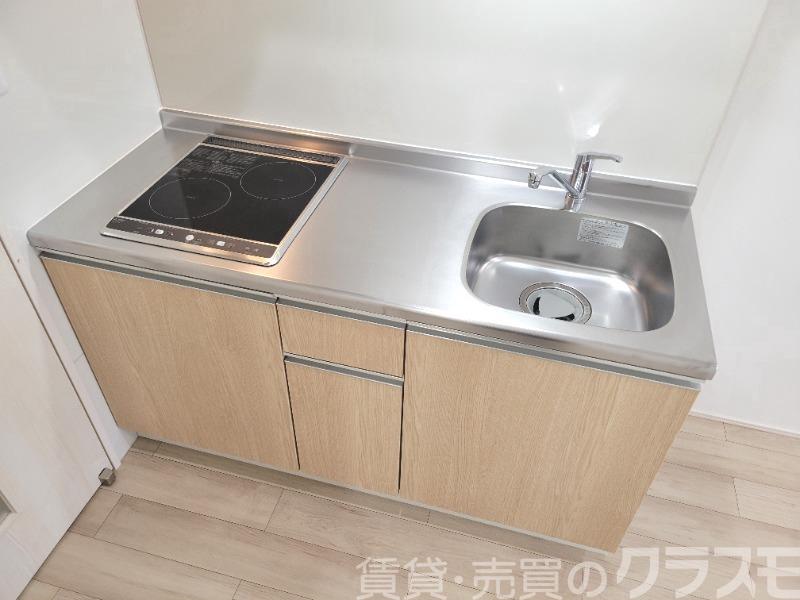 キッチン　２口ＩＨシステムキッチン♪