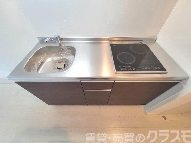 キッチン　２口ＩＨシステムキッチン♪
