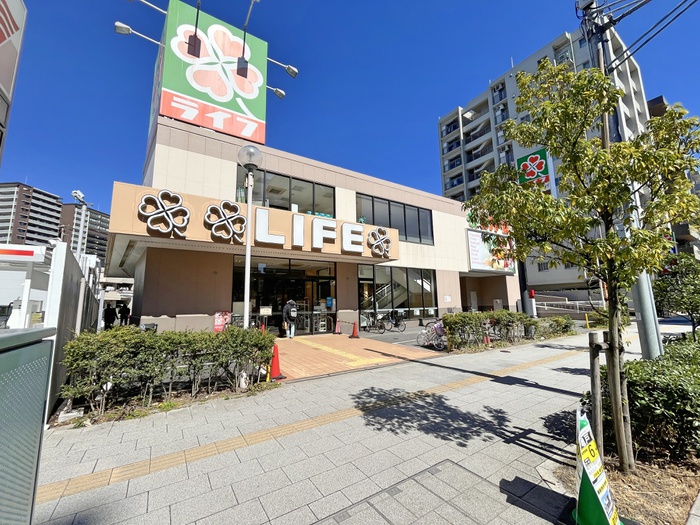 スーパー　ライフ（スーパー）まで92m