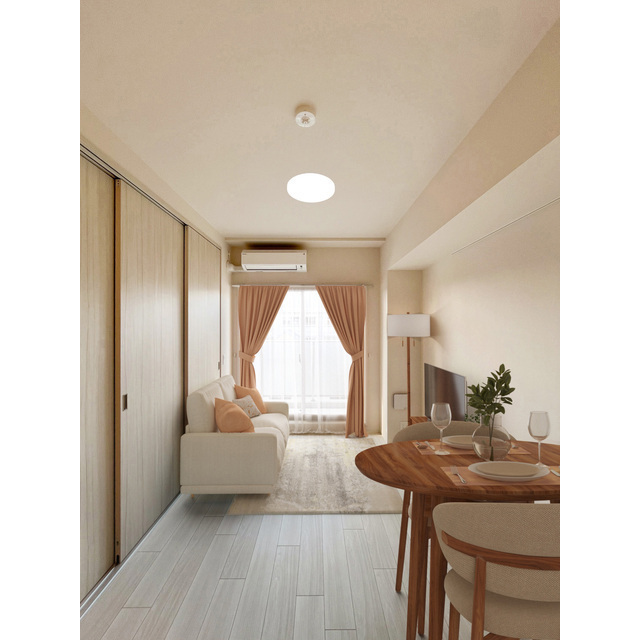 居室・リビング　【家具・調度品等はＣＧ加工です。実際の賃貸住居には含まれませ