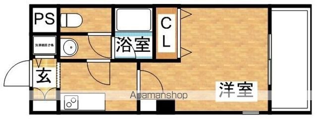 東明マンション新東の間取り写真