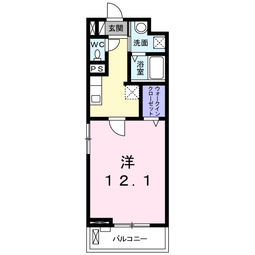 メゾン ソレイユ友岡の間取り写真