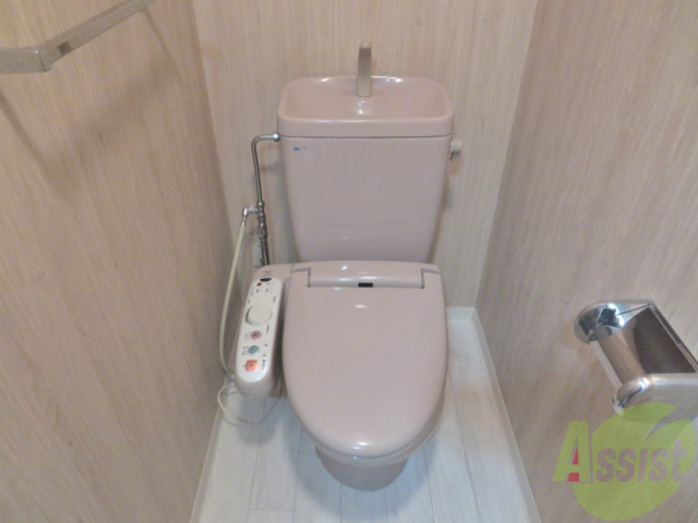 トイレ　トイレになります。ウォシュレット付きで女性も安心ですね。