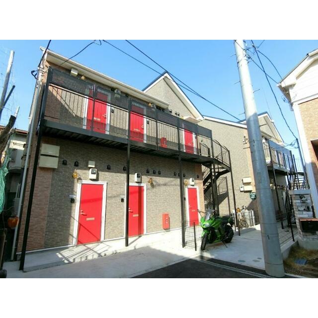 建物外観　重厚なレンガ調のオシャレな外観です！