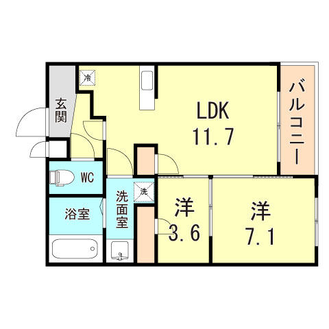 ロジェオークラの間取り写真