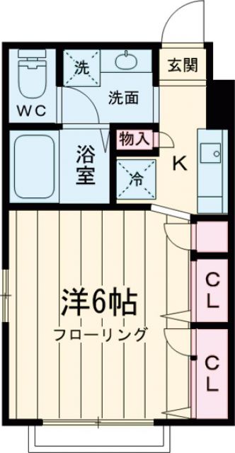 ハイムなゆたの間取り写真