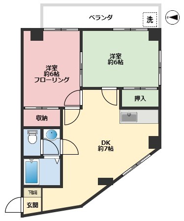 椎名ビルの間取り写真
