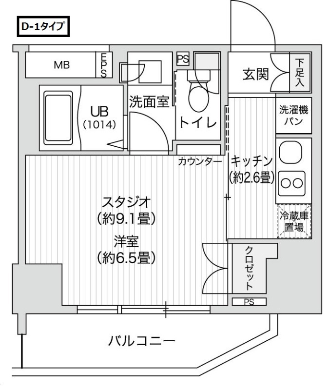 レジディア笹塚IIの間取り写真