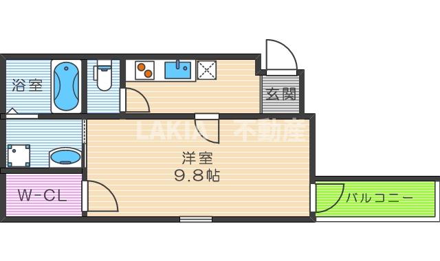 フジパレス中野VI番館の間取り写真