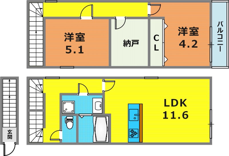PROP SANGENJAYAの間取り写真
