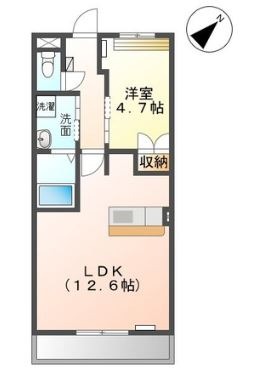 水島臨海鉄道 球場前駅 徒歩10分 2階建 築16年の間取り写真